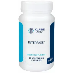 Ензими міжфазних кордонів, Interfase Enzyme Supplement, Klaire Labs, 60 капсул 