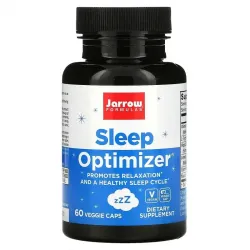 Jarrow Formulas, Sleep Optimizer, добавка для нормалізації сну, 60 рослинних капсул 