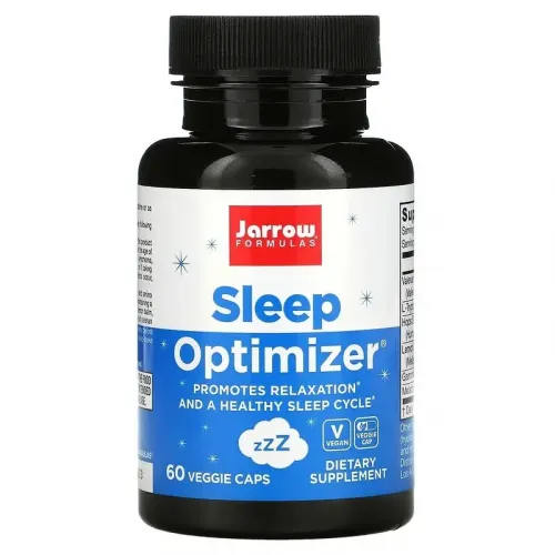 Jarrow Formulas, Sleep Optimizer, добавка для нормалізації сну, 60 рослинних капсул 