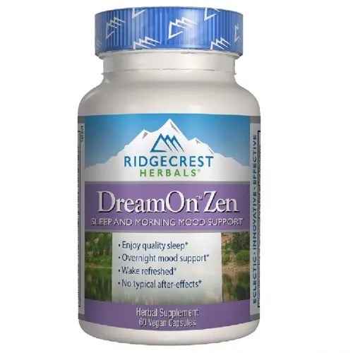 Природний комплекс для здорового сну, DreamOn Zen, RidgeCrest Herbals, 60 вегетаріанських капсул 