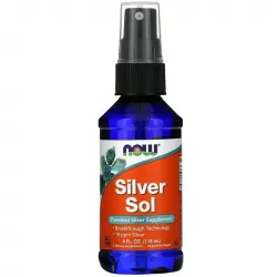 Now Foods, Silver Sol, срібна вода, 118 мл