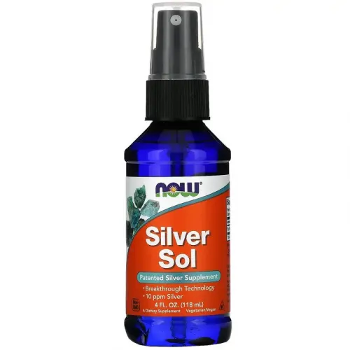 Now Foods, Silver Sol, срібна вода, 118 мл