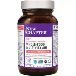 New Chapter, мультивітаміни для жінок віком від 55 років, один раз на день, 48 вегетаріанські таблетки