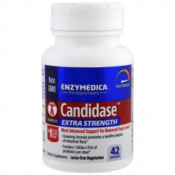 Enzymedica, Candidase, Extra Strength, 42 капсули