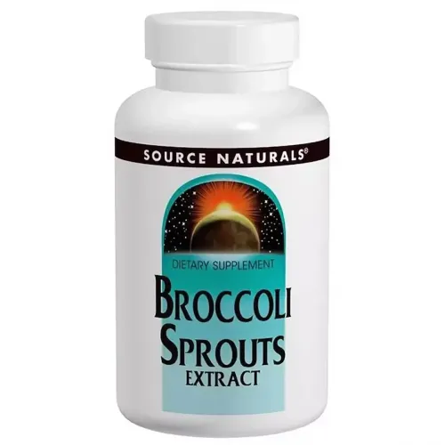 Source Naturals, Экстракт брокколи 250 мг, 120 таблеток