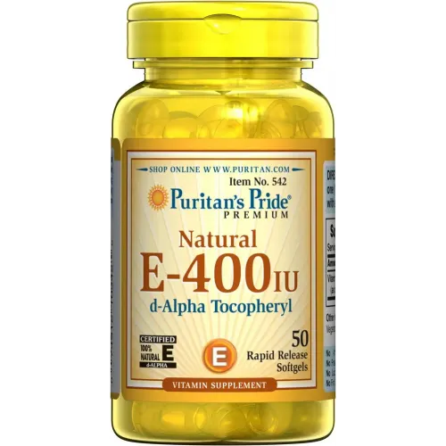 Вітамін Е-400, Vitamin E-400 iu, Puritan's Pride, 50 капсул 