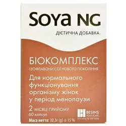 Соя НДЖ, для жінок у період менопаузи, 60 капсул