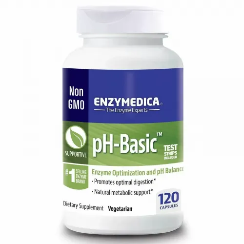 Enzymedica, pH-Basic, баланс, 120 капсул 