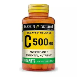 Mason Natural, Витамин C медленного высвобождения, 500 мг, 100 каплет