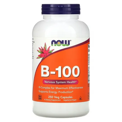 Now Foods, B-100, 250 рослинних капсул