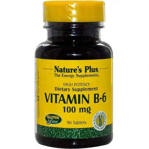 Nature's Plus, Vitamin B-6, 100 мг, 90 таблеток