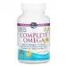 Nordic Naturals, Complete Omega Xtra зі смаком лимона, 1000 мг, 60 м'яких желатинових капсул 