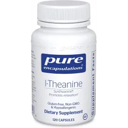 L-Тіанін (теанин), l-Theanine, Pure Encapsulations, 60 капсул 