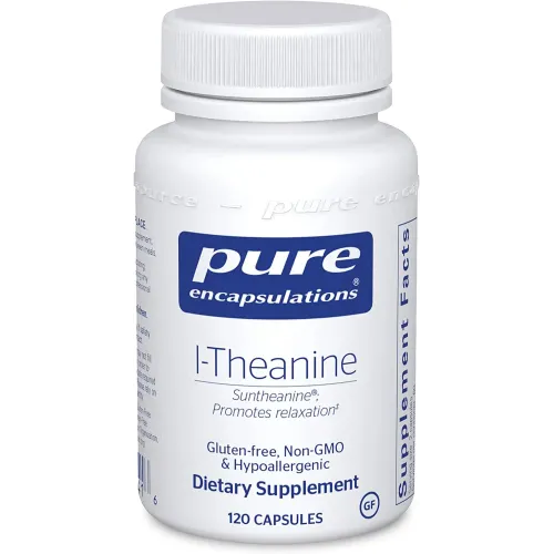 L-Тіанін (теанин), l-Theanine, Pure Encapsulations, 60 капсул 