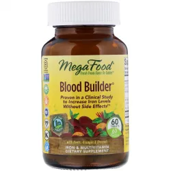 MegaFood, Blood Builder, 60 таблеток 