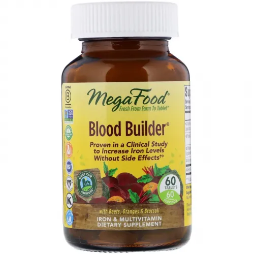 MegaFood, Blood Builder, 60 таблеток