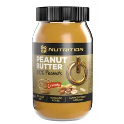 GoOn, Peanut butter 100%, хрумка, 900 г 