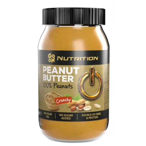 GoOn, Peanut butter 100%, хрумка, 900 г 