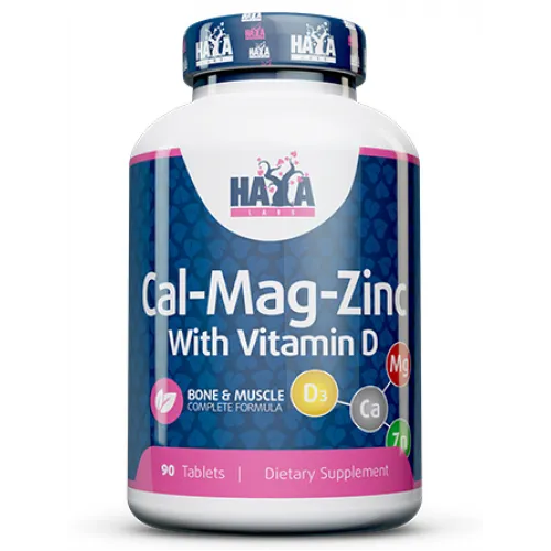 Haya Labs, Calcium Magnesium & Zinc with Vitamin D, 90 таблеток 