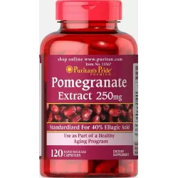 Гранат, екстракт, Pomegranate Extract, Puritan's Pride, 250 мг, 60 капсул