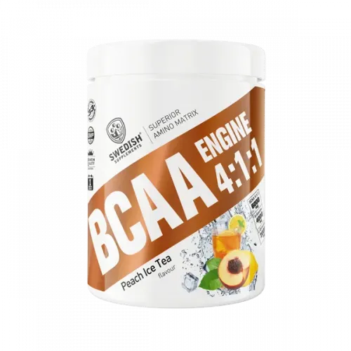 Swedish Supplements, BCAA Engine 4:1:1, холодний чай з персиком, 400 г