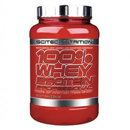 Scitec nutrition, 100% Whey Protein Prof 920 г - клубника