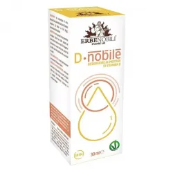 Витамин D, Vitamin D Supplement, D Noble, Erbenobili, 30 мл капли