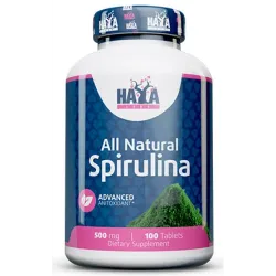 Haya Labs, All Natural Spirulina, 500 мг, 100 таблеток