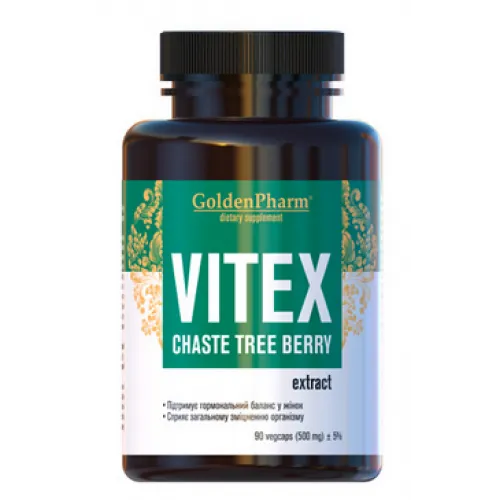 Golden Pharm, Vitex 500 мг - 90 капс