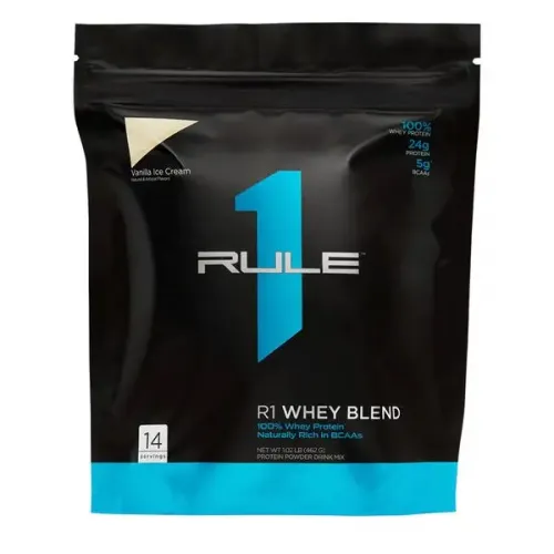 Rule 1, Whey Blend, ванільне морозиво, 462 г