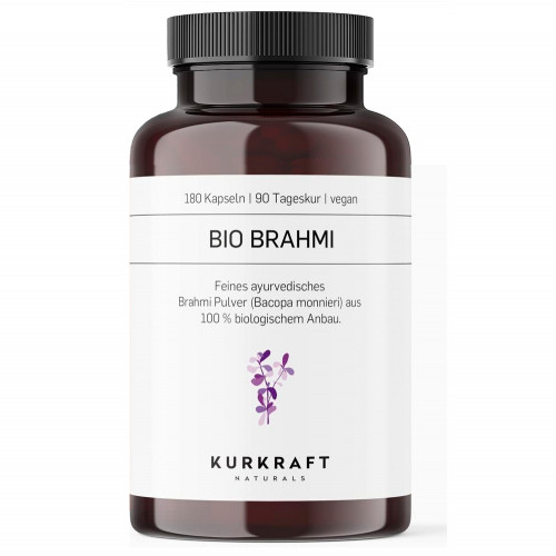 Органический брахми (Brahmi) 500 мг Kurkraft – 180 капсул