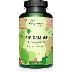 Органическая ашваганда KSM-66® 600 мг Vegavero® - 90 капсул