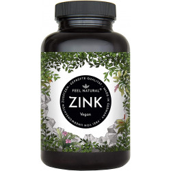 Цинк 25 мг/сутки, Feel Natural, 180 Таблеток, произведенный в Германии