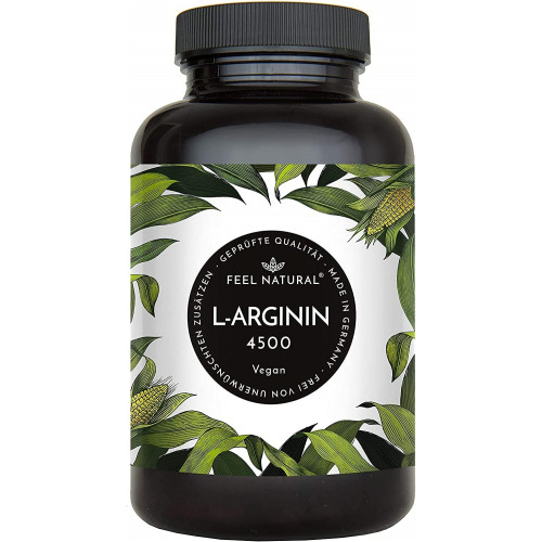 L-аргинин Feel Natural 4500 мг – 180 капсул