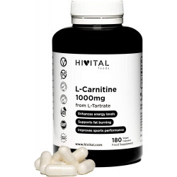L-карнитин 1000 мг Hivital Foods – 180 капсул