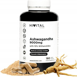 Ашваганда 9000 мг Hivital Foods - 180 капсул