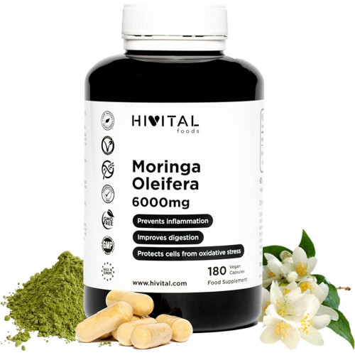 Морінга олійна 6000 мг Hivital Foods - 180 капсул