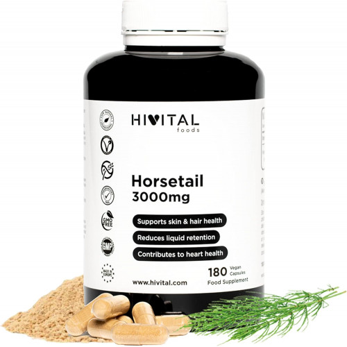 Хвощ полевой 3000 мг Hivital Foods – 180 капсул