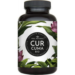 Органическая куркума, Feel Natural 4560 мг – 180 капсул