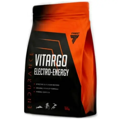 Trec, Vitargo electro-energy, персик, 1050 г - (пакет) 