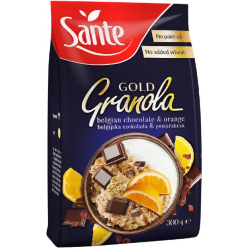 GoOn, Granola Gold, шоколад-апельсин, 300 г