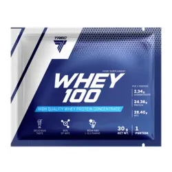 Trec, Whey 100, арахисовое масло, 30 г