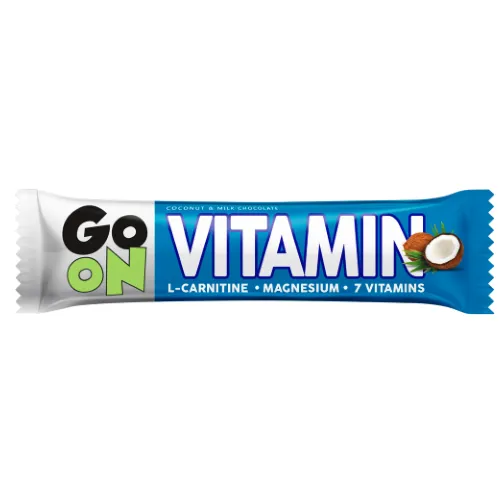 GoOn, Батончик VITAMIN & ^; bounty & ^; + l-carnitine 50 г 1/24 12/2021