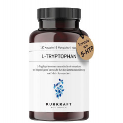 L-триптофан (L-Tryptophan) 500 мг Kurkraft – 180 капсул
