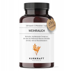 Экстракт ладана (Boswellia Serrata) 500 мг Kurkraft – 180 капсул