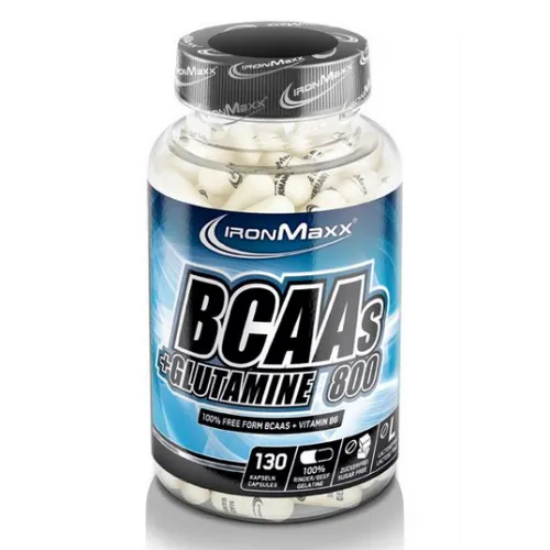 IronMaxx, BCAA + L-глютамін 800, 130 капсул