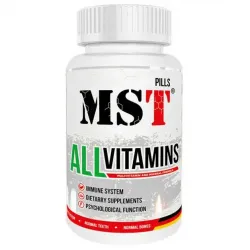 MST Nutrition, Мультивітаміни, All Vitamins, смак полуниці, 120 жувальних таблеток