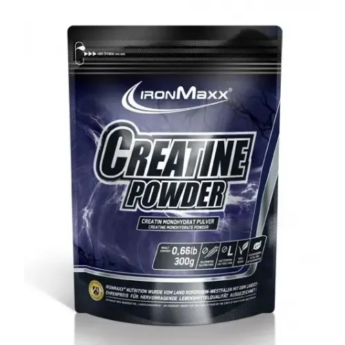 IronMaxx, Creatine Powder, 300 г (пакет), натуральный