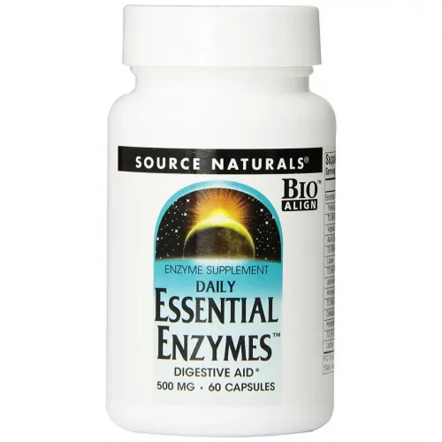 Ефірні ензими, Source Naturals, 500 мг, 60 гелевих капсул 