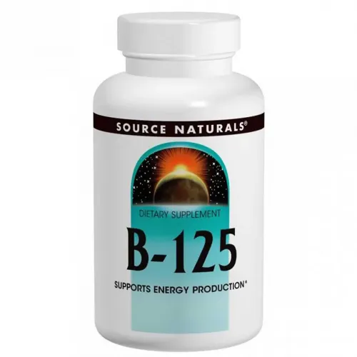 Комплекс вітамінів групи B, Source Naturals, 125 мг, 60 таблеток 